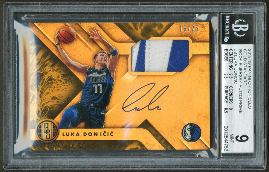Luka Doncic's First NBA Jersey at Auction