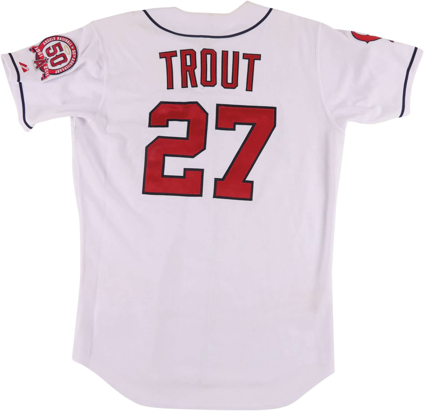 Mike Trout Game Used Jersey: 2 Home Runs