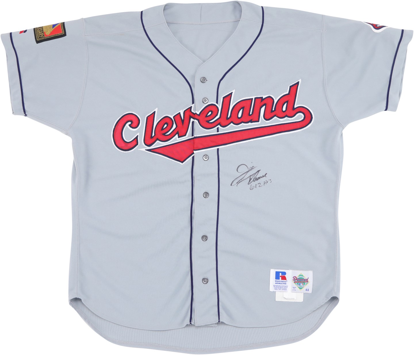 Cleveland Indians Script MLB Jersey Chest Patch
