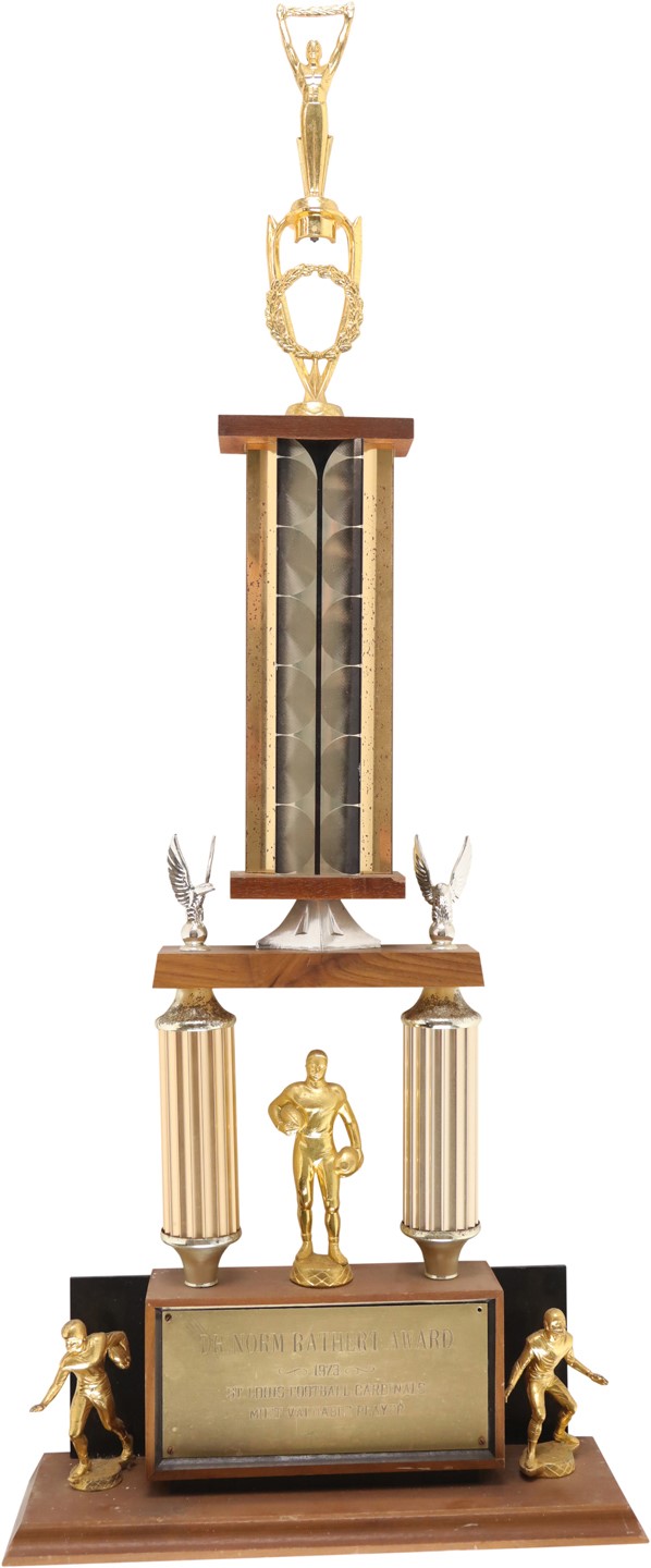 Sports Rings And Awards - 1973 Jim Hart St Louis Football Cardinals MVP Award