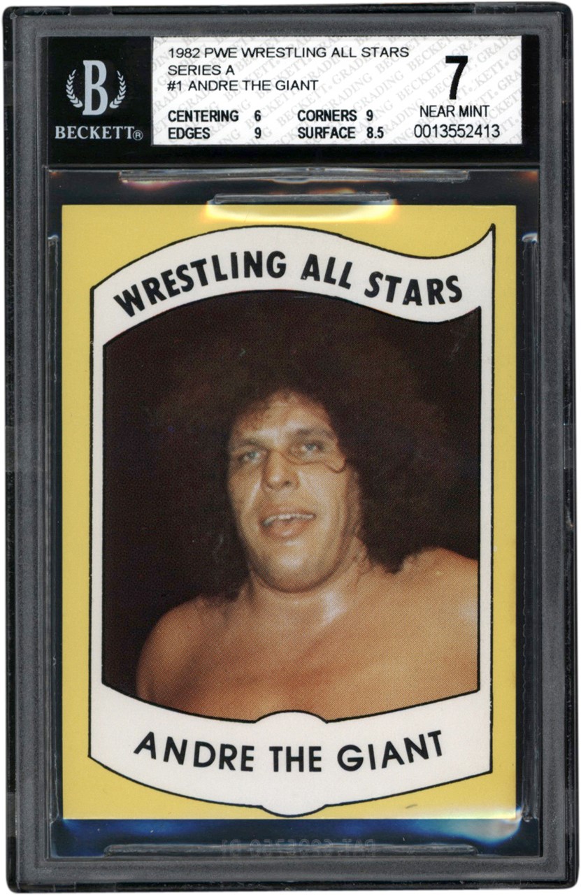 - 1982 PWE Wrestling All Stars Andre The Giant (Beckett NM  7)