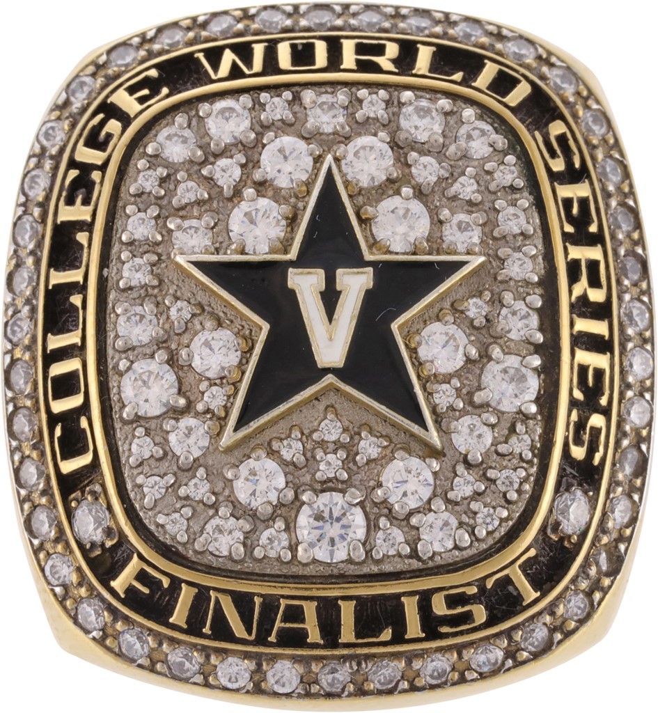 2015 Vanderbilt Commodores College World Series Ring
