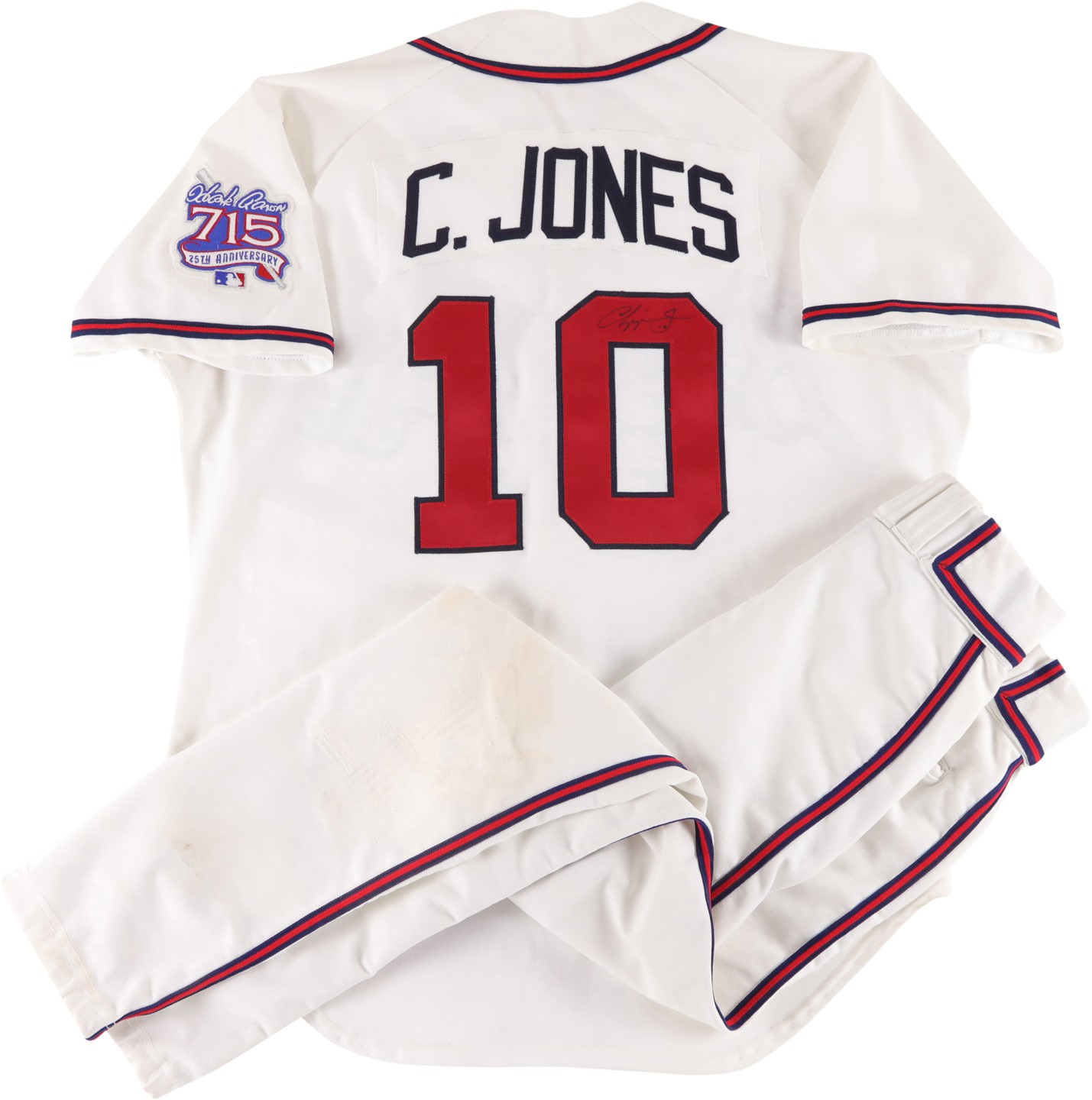 - 1999 Chipper Jones Atlanta Braves Game Worn "MVP" Uniform