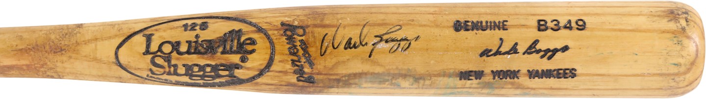 - 1993-96 Wade Boggs New York Yankees Signed Game Used Bat (PSA GU 9)