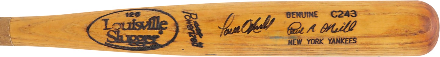 - 1993-97 Paul O'Neill New York Yankees Signed Game Used Bat (PSA)