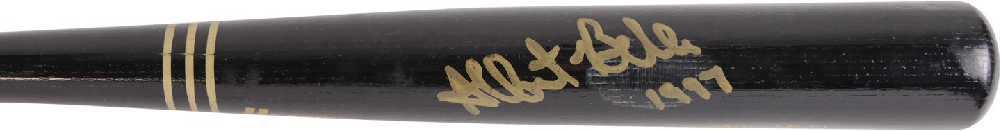 - 1997 Albert Belle Chicago White Sox Signed Game Used Bat