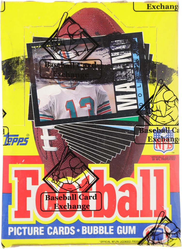 - 1985 Topps Football Unopened Wax Box BBCE