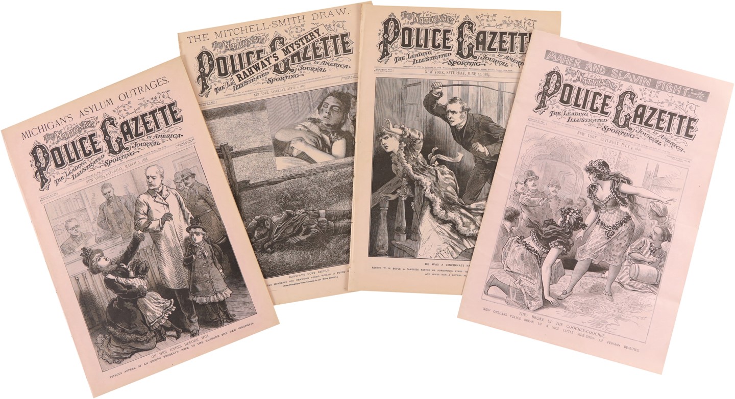 - National Police Gazettes from 1883-85 (17)