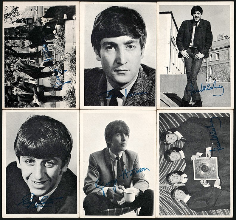 - 1964 Topps Beatles Black & White First Series Complete Set (60)