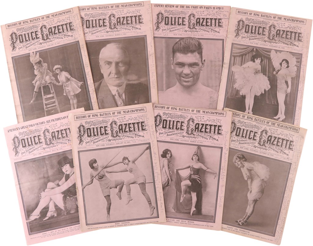 Tickets, Publications & Pins - National Police Gazettes from 1920-21 (36)