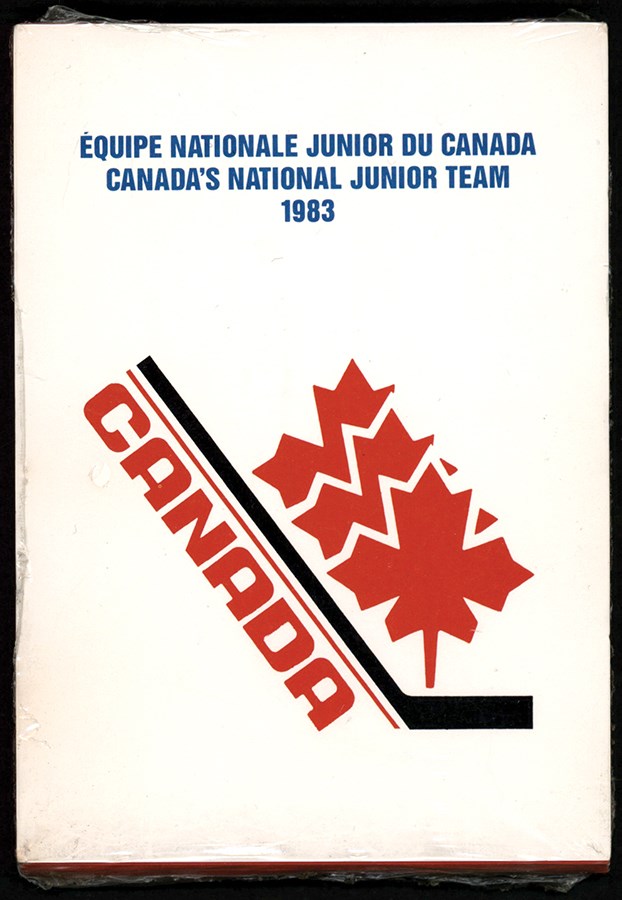 - 983-1984 Canadian National Junior Team Sealed Hockey Card Set