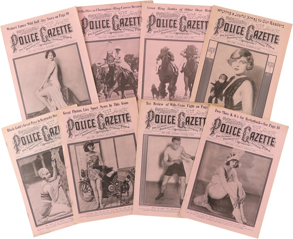 Tickets, Publications & Pins - National Police Gazettes from 1924-25 (34)