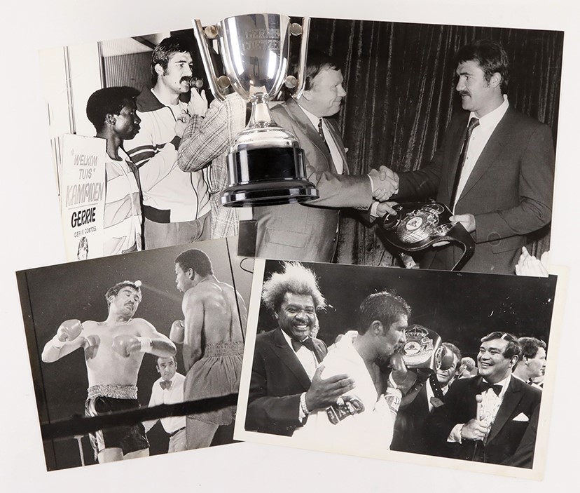 Gerry Coetzee Boxing Collection Including Trophy (85)