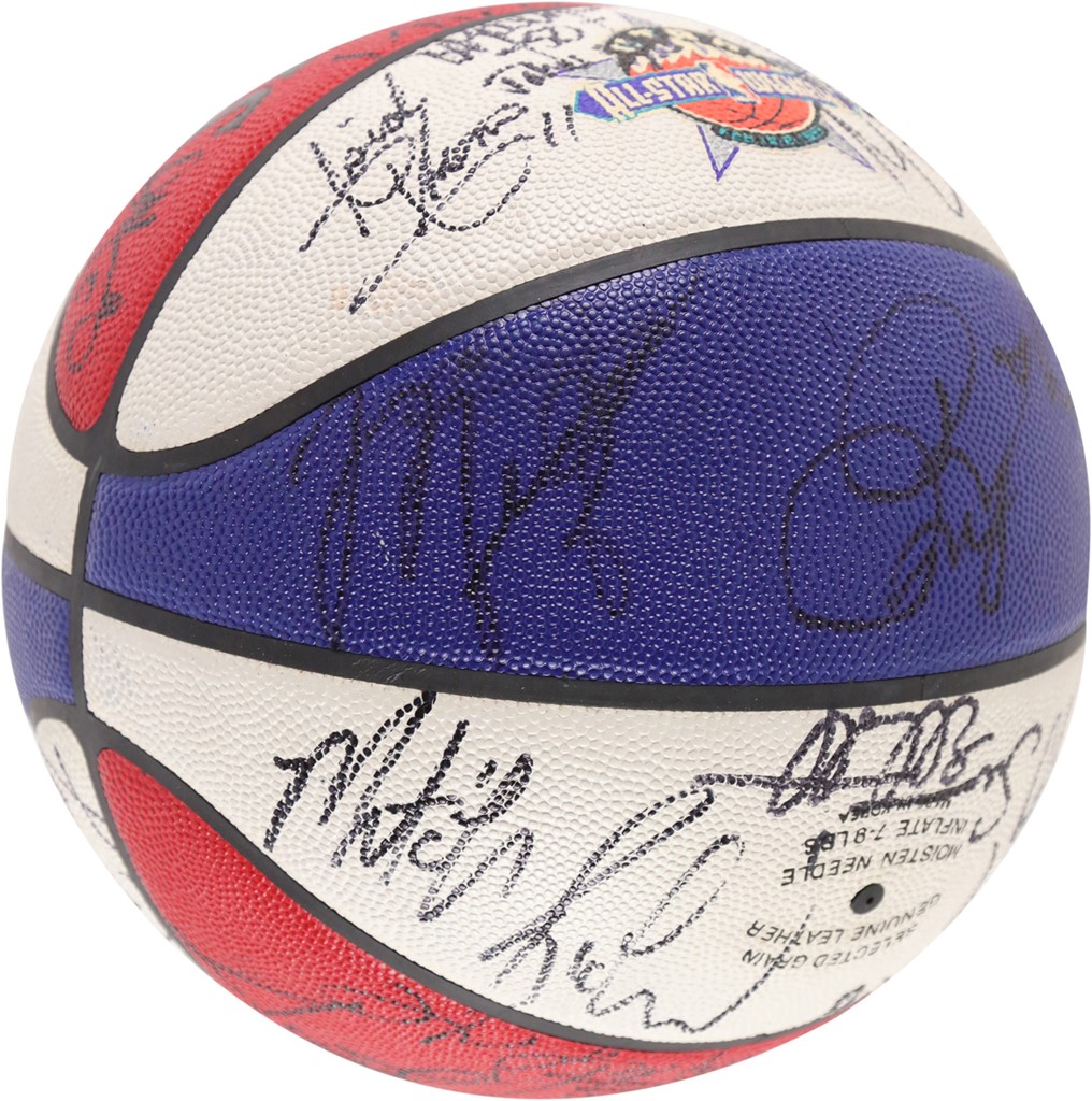 - 1993 NBA All Star Team-Signed Basketball w/Michael Jordan (JSA)