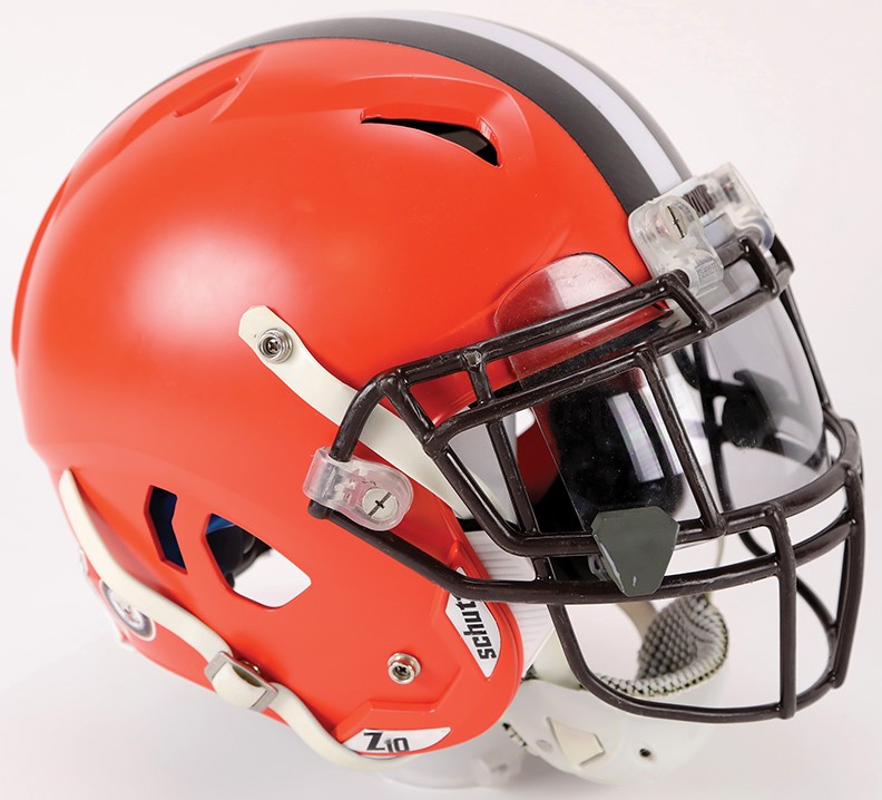 Football - 017 Jamie Collins Cleveland Browns Game Worn Helmet (Fanatics)