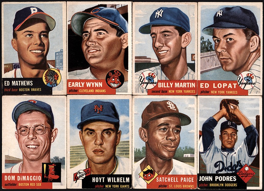 - 1953 Topps Baseball Complete Set (274)