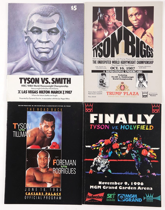 Muhammad Ali & Boxing - Mike Tyson Boxing Programs & Press Kits 1980s-2000s (37)