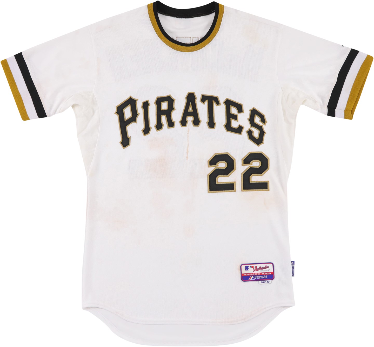 - 2013 Andrew McCutchen Pittsburgh Pirates Game Worn Jersey - MVP Season (MLB Holo)