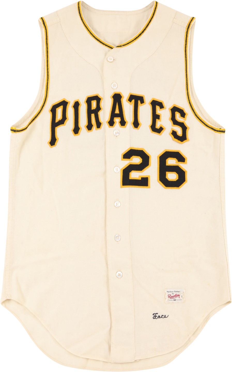 - 1962 Elroy Face Pittsburgh Pirates Game Worn Jersey