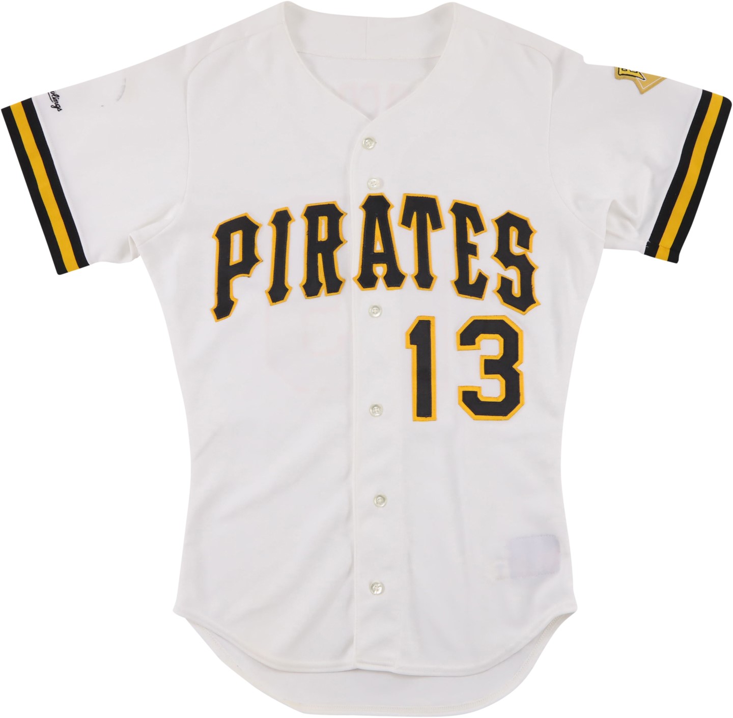 - 1992 Jose Lind Pittsburgh Pirates Game Worn Jersey