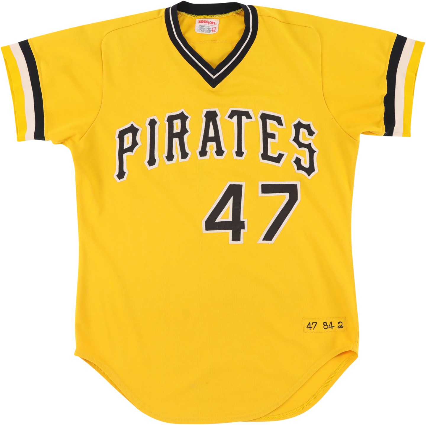 - 1984 Cecilio Guante Pittsburgh Pirates Game Worn Jersey