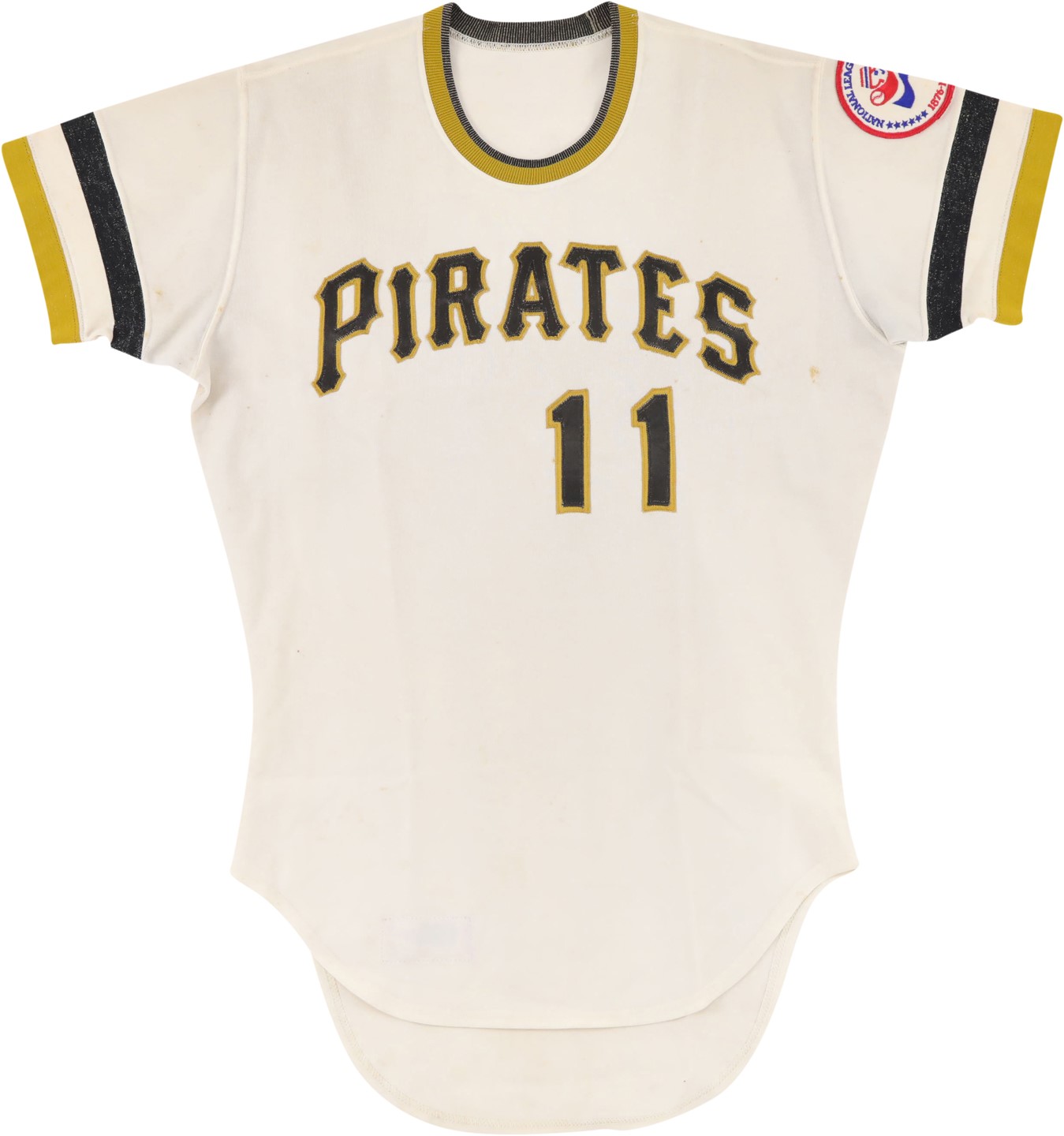 - 1976 Mario Mendoza Pittsburgh Pirates Game Worn Jersey