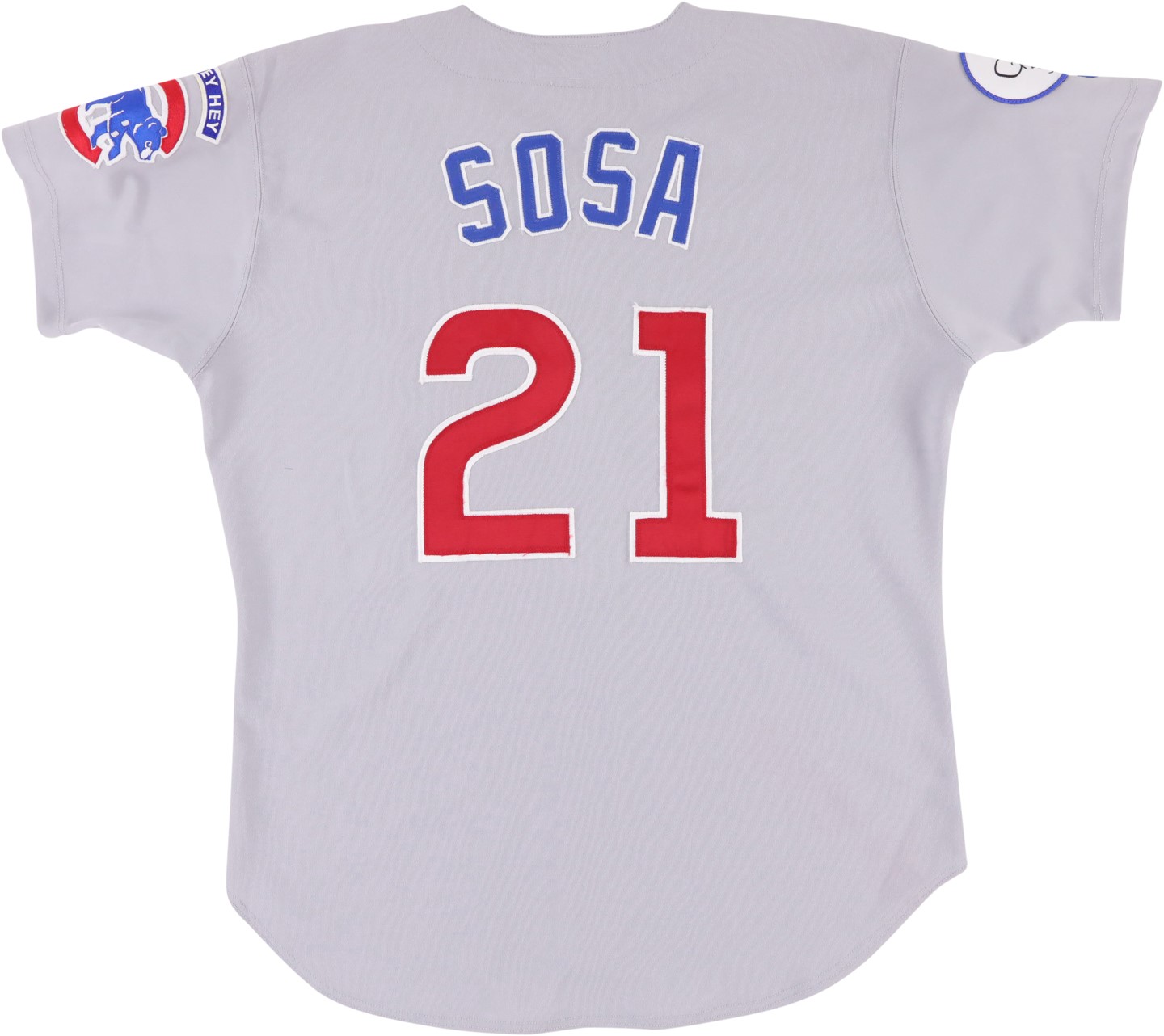 SAMMY SOSA CHICAGO CUBS RUSSELL AUTHENTIC JERSEY HARRY CAREY PATCH
