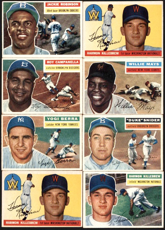 - 1954-56 Topps & Bowman Hall of Famer Card Archive w/Five Killebrew Rookies (47)