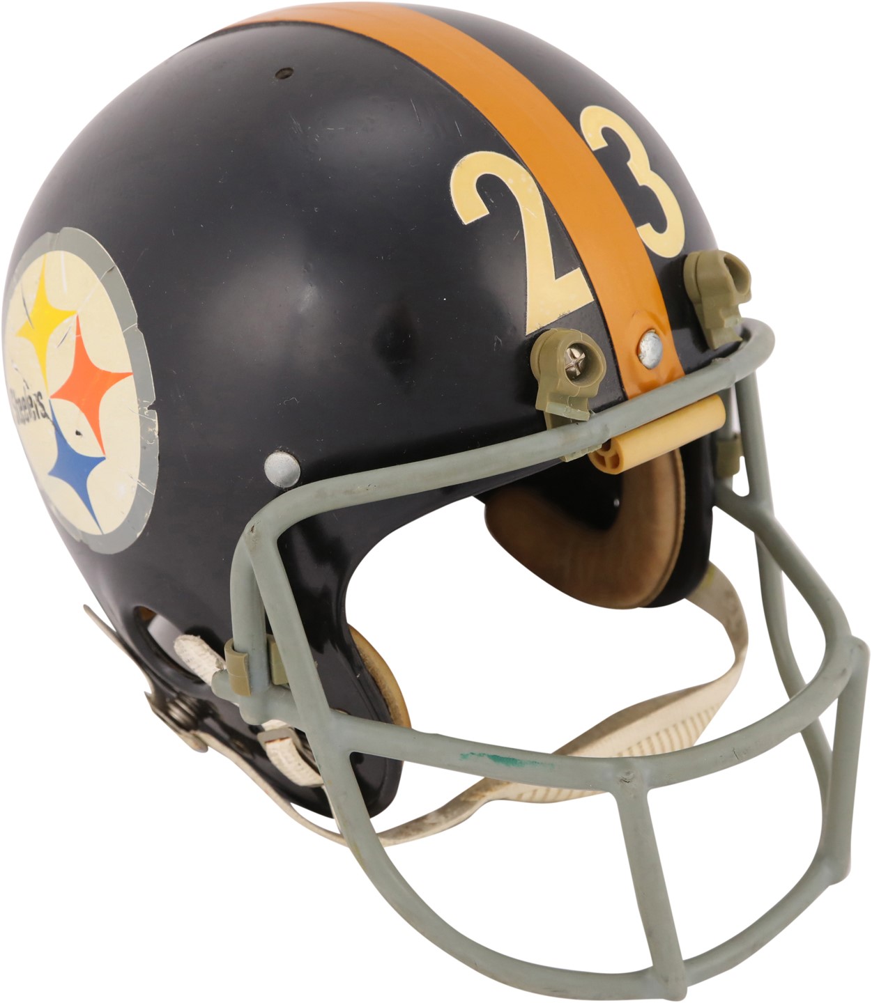 - Early 1970s Mike Wagner Pittsburgh Steelers Game Worn Helmet