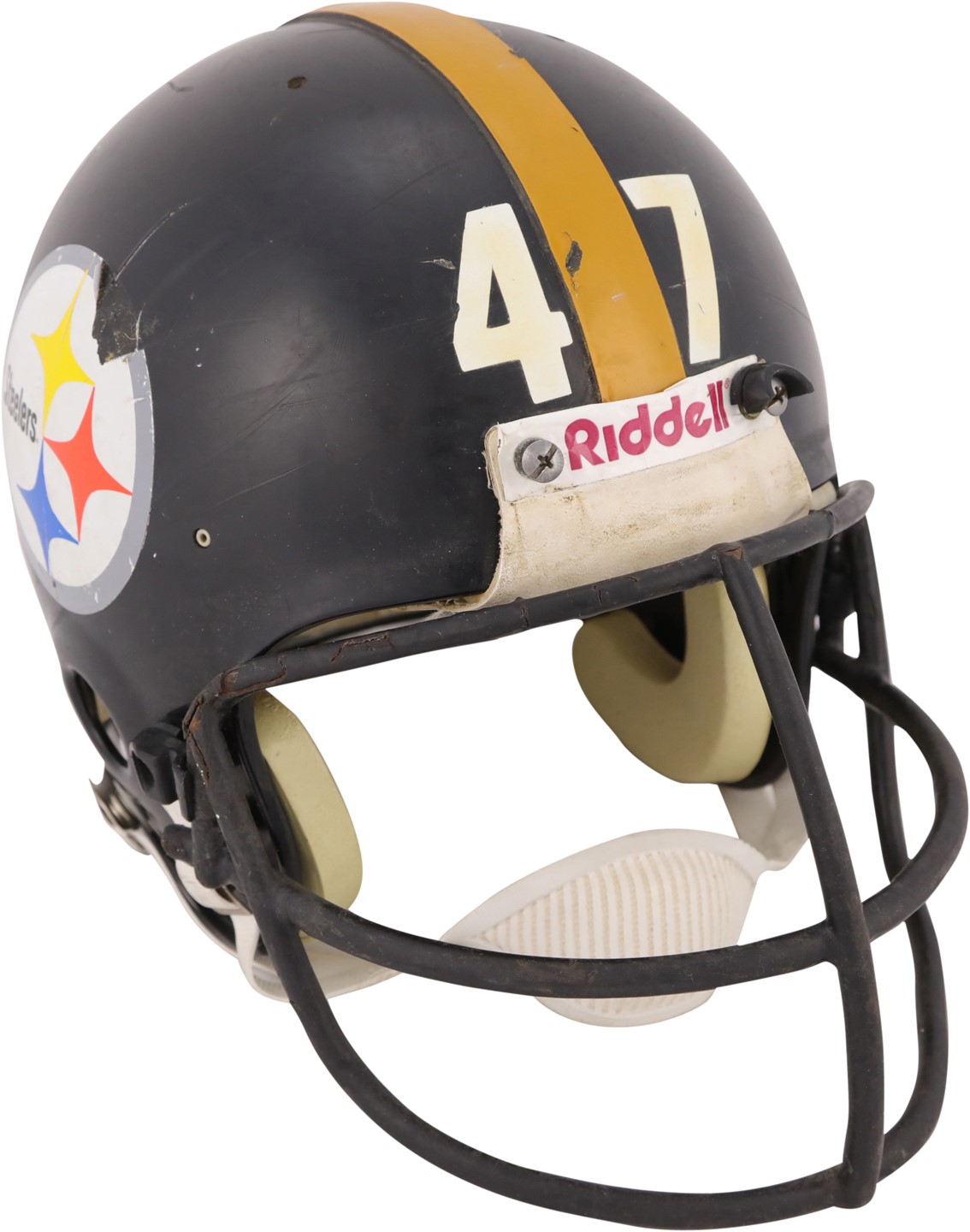 - Circa 1980 Mel Blount Pittsburgh Steelers Game Worn Helmet