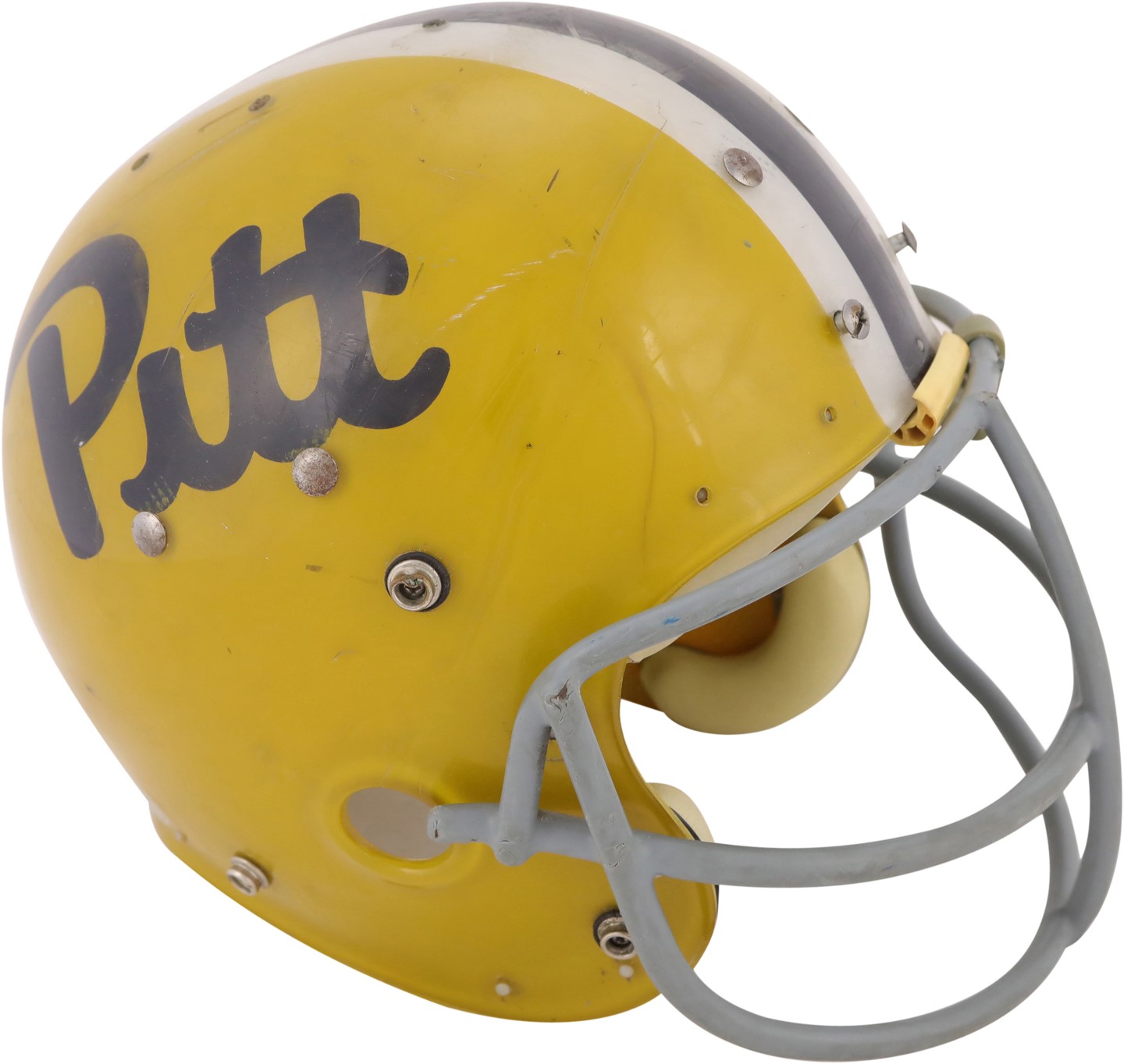 - Circa 1978 University of Pittsburgh Game Used Football Helmet