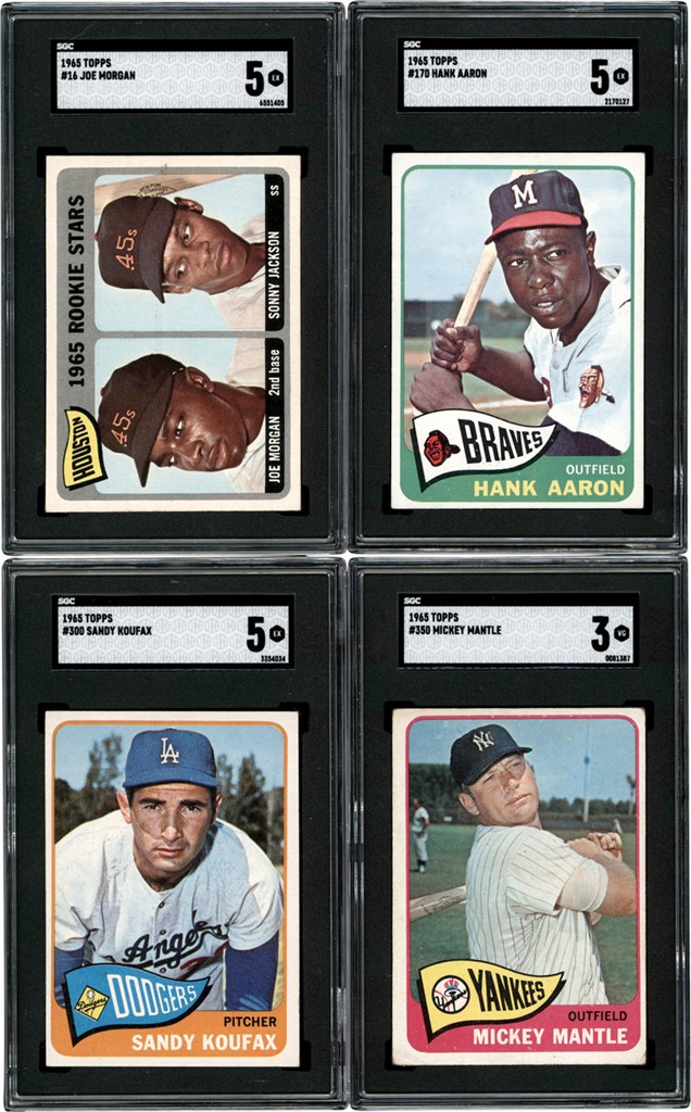- 1965 Topps Baseball Complete Set (598) w/SGC