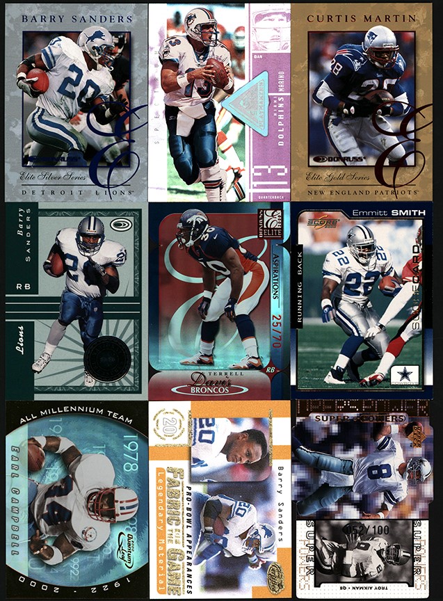 - odern Football Serial Numbered Insert Card Collection (51)