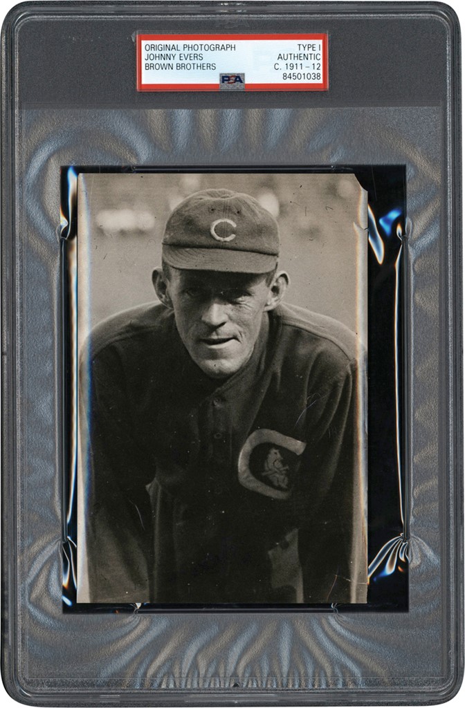The Brown Brothers Collection - Circa 1911 Johnny Evers Photograph (PSA Type I)