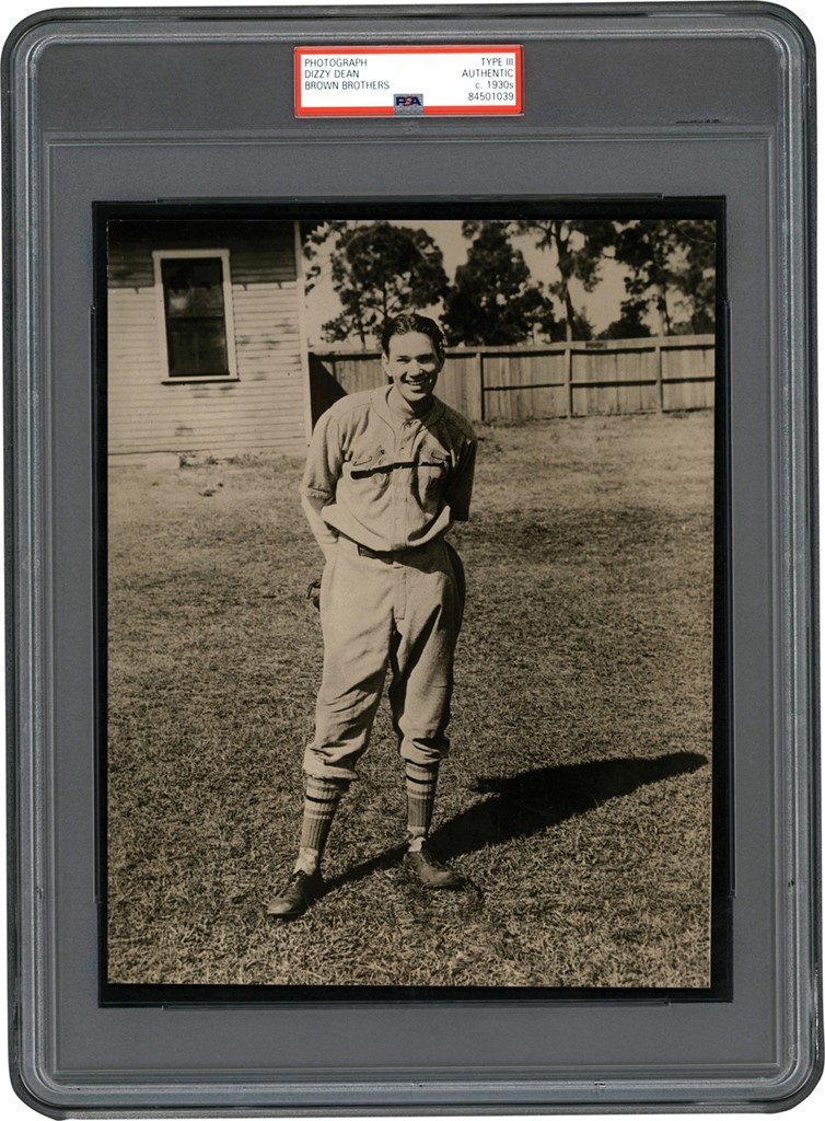The Brown Brothers Collection - Circa 1932 Dizzy Dean Rookie-Era Photograph (PSA Type III)