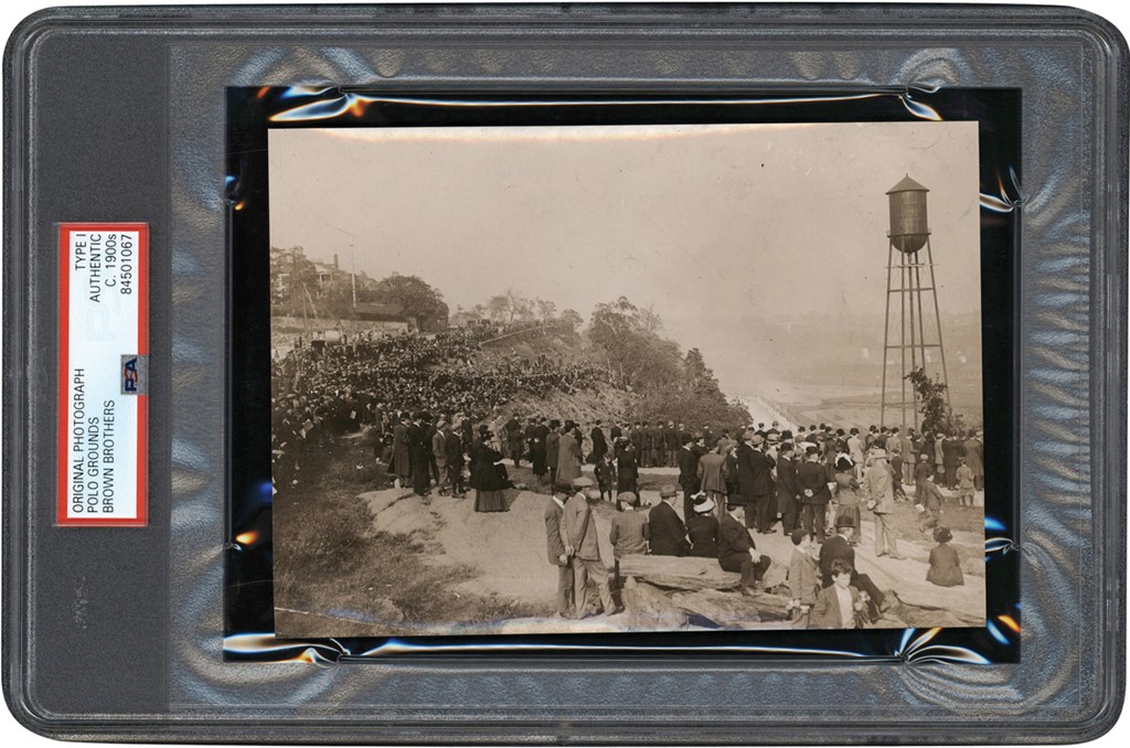 - Early 1900s Coogan's Bluff Polo Grounds Photograph (PSA Type I)