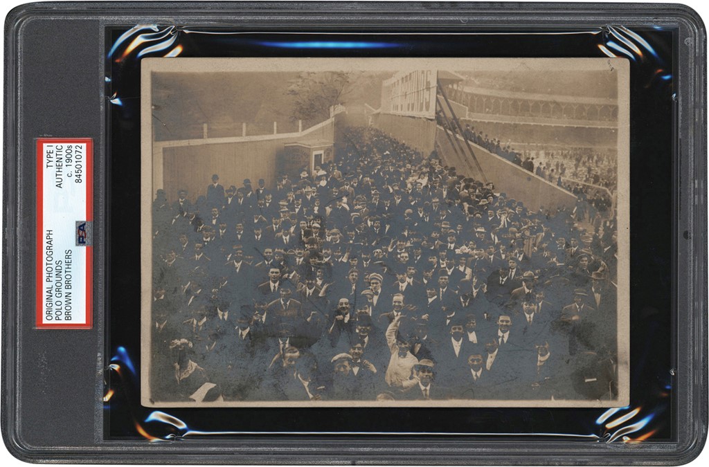 The Brown Brothers Collection - Early 1900s Polo Grounds Crowd Photograph (PSA Type I)
