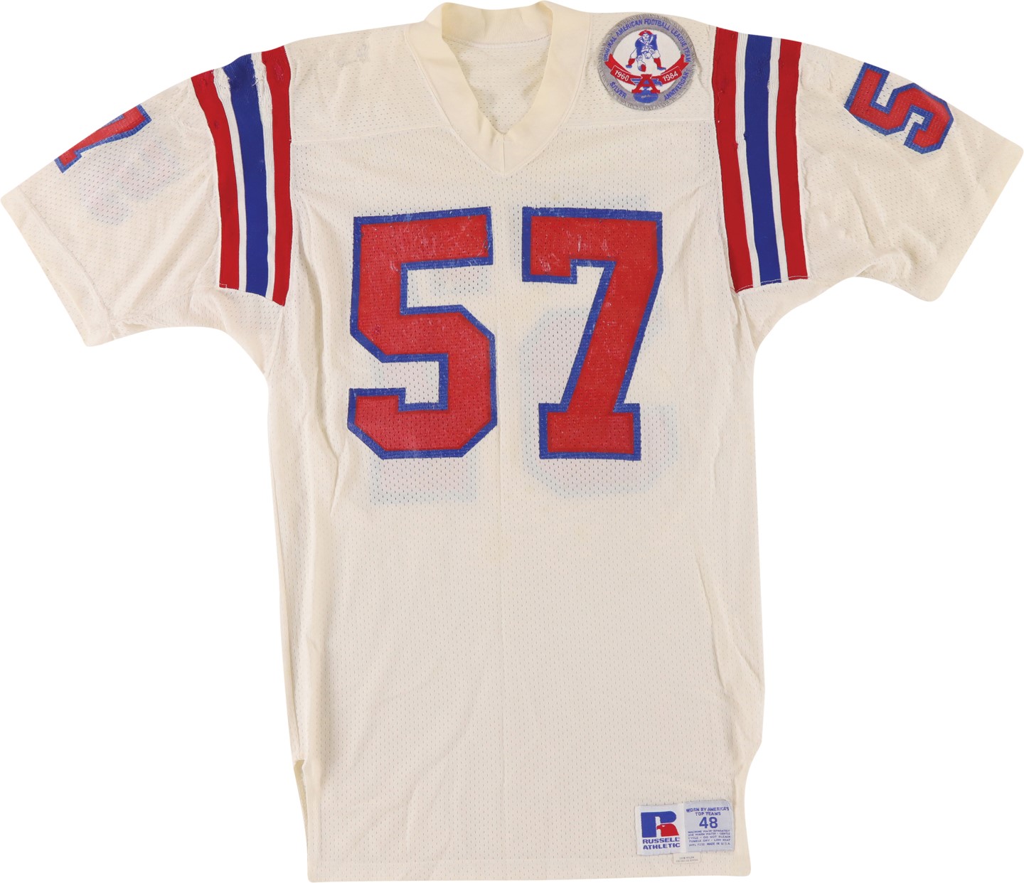 - Rare 1984 Steve Nelson New England Patriots Game Worn Jersey