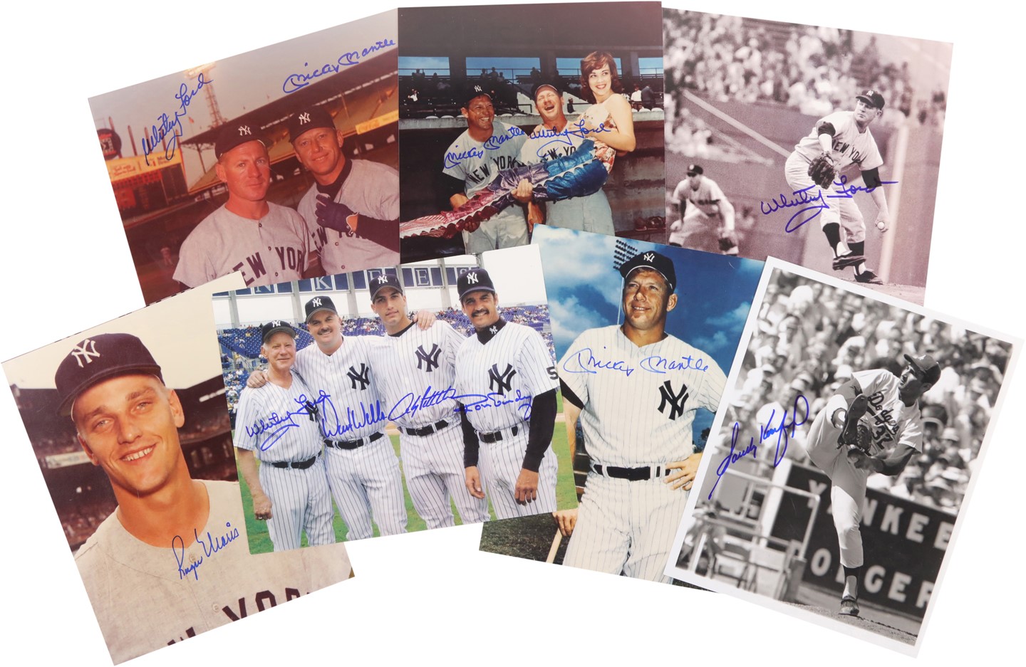 - Signed Photograph Archive w/Mantle & Maris from The Whitey Ford Collection (32)