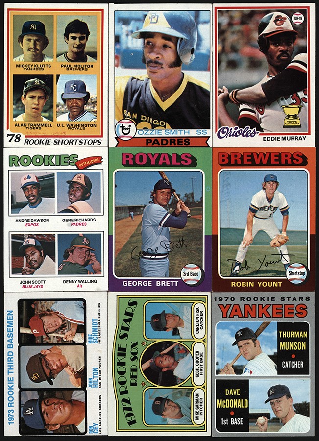 - 1970-1979 Topps Baseball Complete Set Run (10)