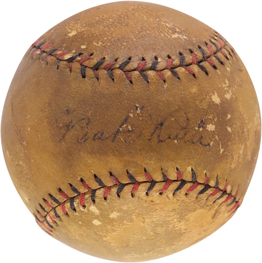 - Babe Ruth Single-Signed Baseball (PSA)