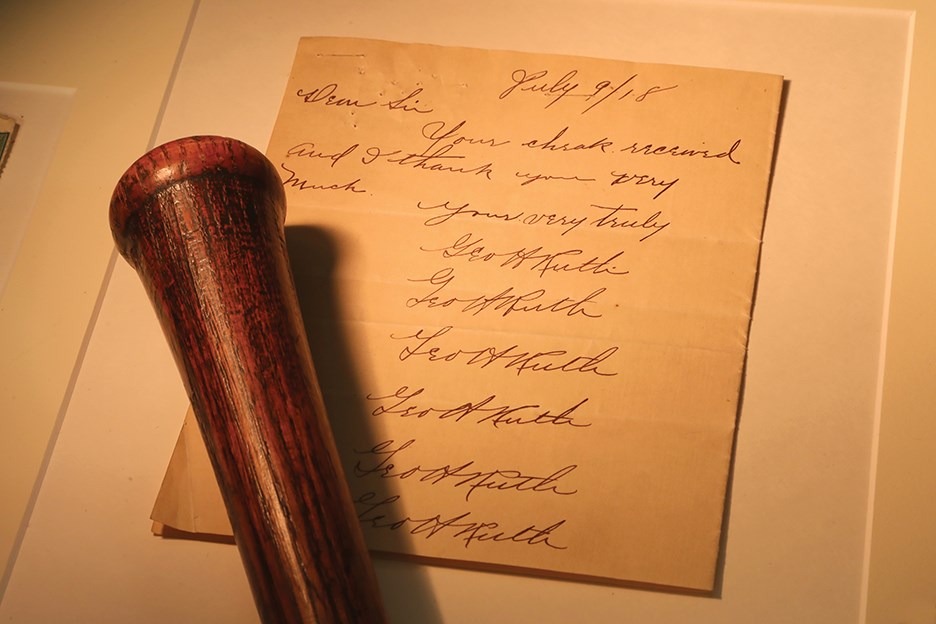 - 18 Babe Ruth Handwritten & Signed Letter to Hillerich & Bradsby- Signed 6 Times!! (PSA MINT 9 Signatures)