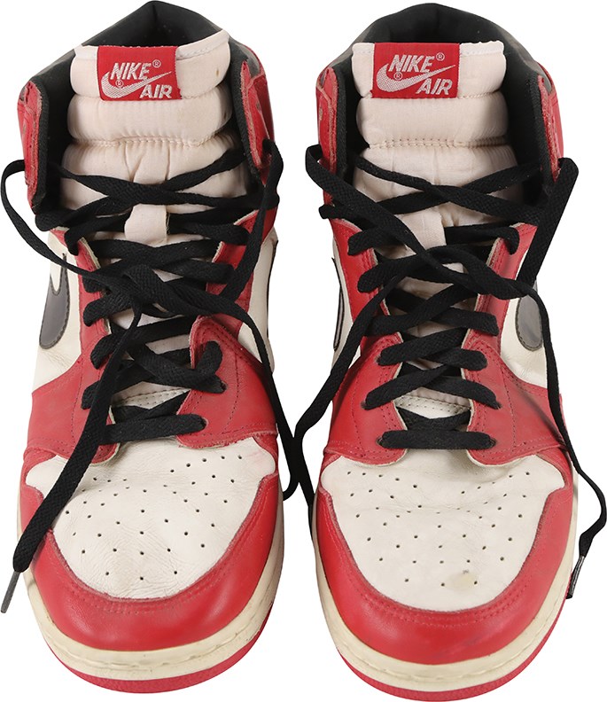 1984-85 Michael Jordan Game Used Air Jordan I Sneakers Attributed