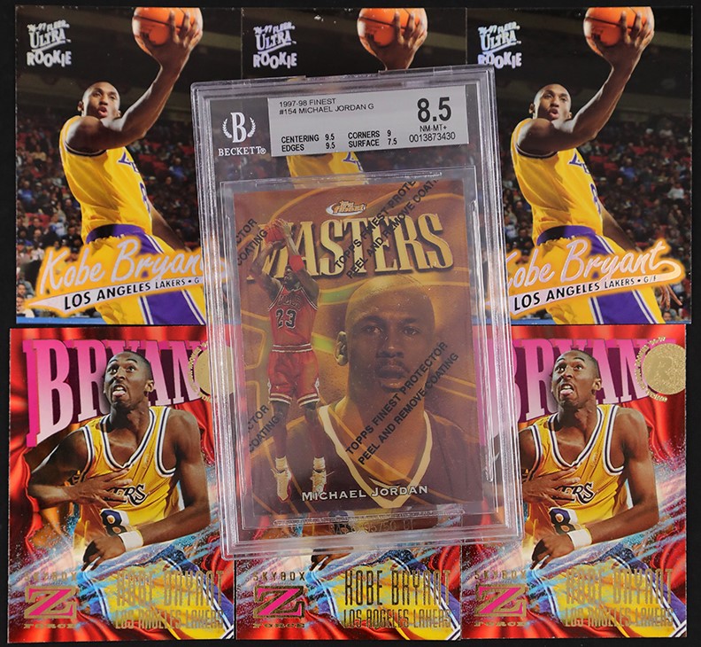 Basketball Cards - 1994-2002 Multi-Sport Autograph & Insert Card Collection (24) w/Six Kobe Rookies