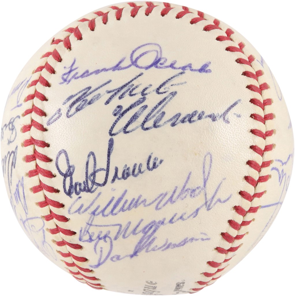 - 1964 Pittsburgh Pirates Team-Signed Baseball w/Clemente (PSA)