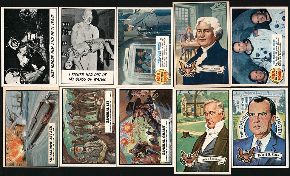 - 1952-1989 Non-Sports Card Set Collection (8) w/1962 Civil War
