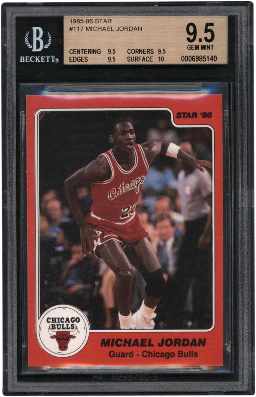 Modern Sports Cards - 1985-86 Star Basketball #117 Michael Jordan BGS GEM MINT 9.5 (True Gem+)