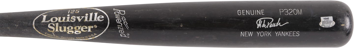 - 2009 Jorge Posada Game Used New York Yankee Bat (PSA)
