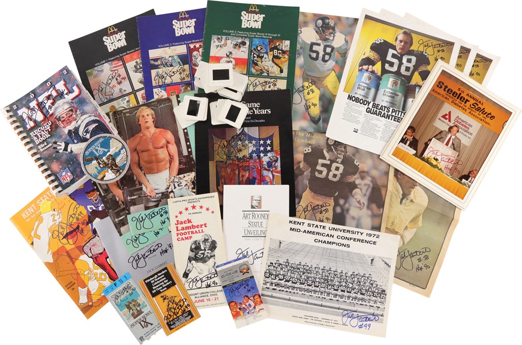 - Jack Lambert Personal Ephemera Collection Including Photo, Letters and More (150+)