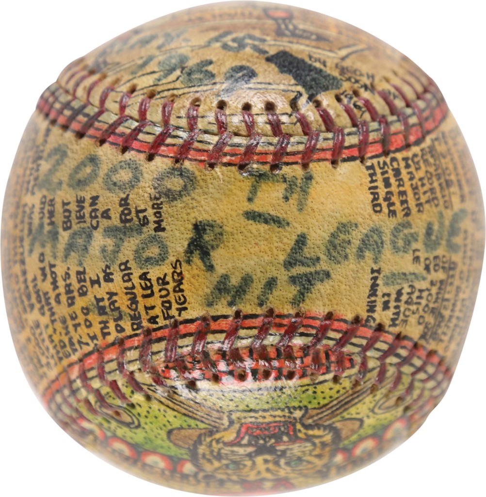 - Luis Aparicio 2000th Hit George Sosnak Folk Art Baseball